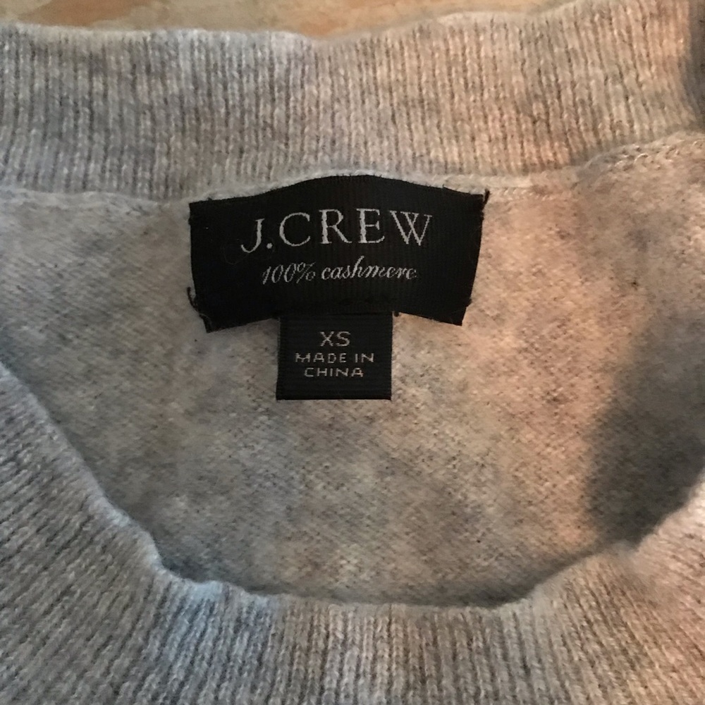Jcrew 3/4 so grey sweater